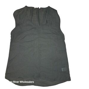 Stella Luce Sleeveless Top Casual Blouse Everyday Tank Black Size L